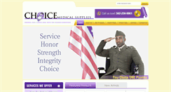 Desktop Screenshot of choicemedsupplies.com